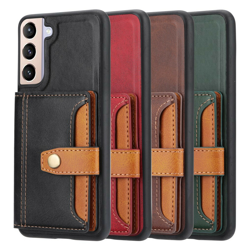 Coque Samsung Galaxy S21 FE Porte Cartes Support Mains Libres Coque Samsung Galaxy S21 FE Porte Cartes Support Mains Libres