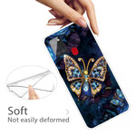 Coque Samsung Galaxy A21s Papillons Variés