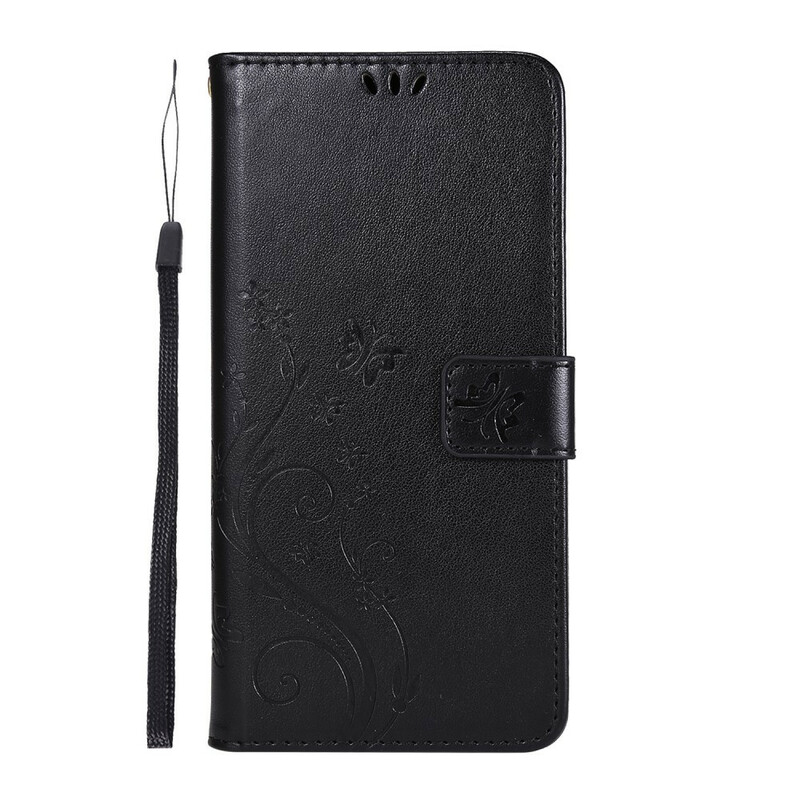 Housse Samsung Galaxy A21s Papillons et Fleurs Housse Samsung Galaxy A21s Papillons et Fleurs