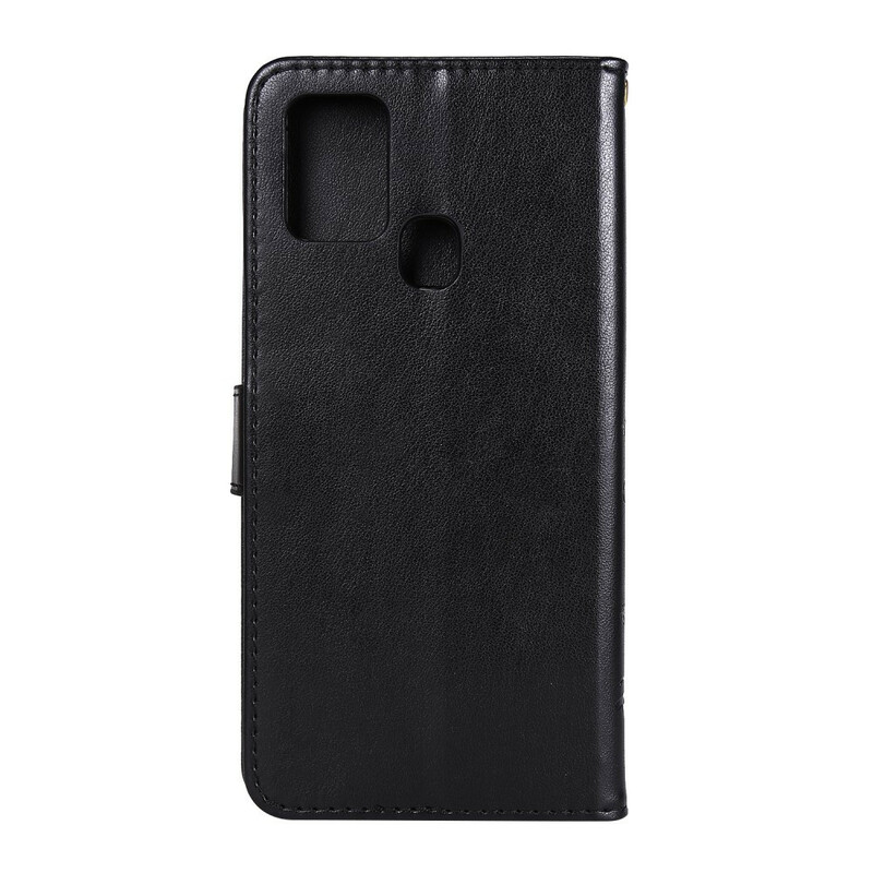 Housse Samsung Galaxy A21s Papillons et Fleurs Housse Samsung Galaxy A21s Papillons et Fleurs