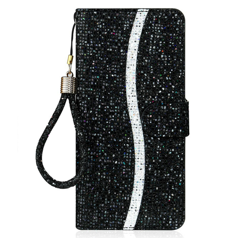 Housse Samsung Galaxy S21 FE Paillettes S Design Housse Samsung Galaxy S21 FE Paillettes S Design