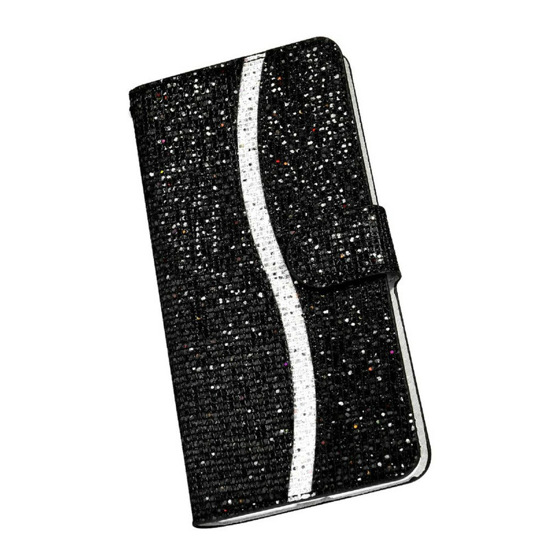 Housse Samsung Galaxy S21 FE Paillettes S Design Housse Samsung Galaxy S21 FE Paillettes S Design