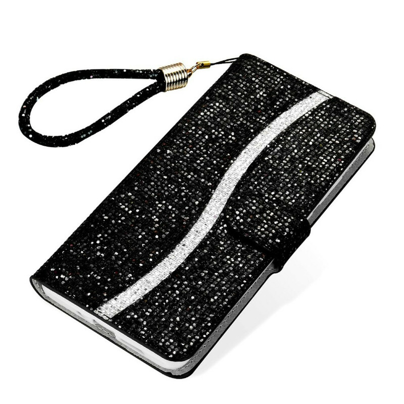 Housse Samsung Galaxy S21 FE Paillettes S Design Housse Samsung Galaxy S21 FE Paillettes S Design