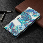 Flip Cover Samsung Galaxy A21s Feuilles Flip Cover Samsung Galaxy A21s Feuilles