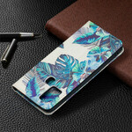 Flip Cover Samsung Galaxy A21s Feuilles Flip Cover Samsung Galaxy A21s Feuilles