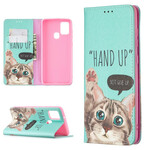 Flip Cover Samsung Galaxy A21s Hand Up Flip Cover Samsung Galaxy A21s Hand Up