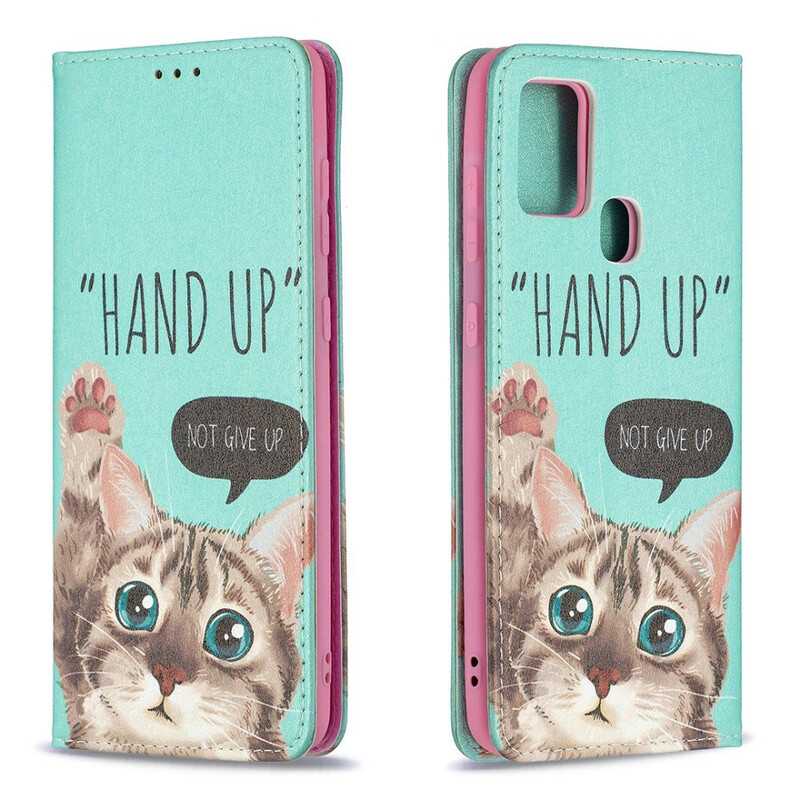 Flip Cover Samsung Galaxy A21s Hand Up Flip Cover Samsung Galaxy A21s Hand Up