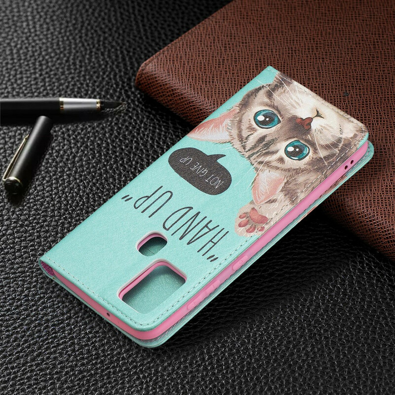 Flip Cover Samsung Galaxy A21s Hand Up Flip Cover Samsung Galaxy A21s Hand Up