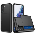 Coque Samsung Galaxy S21 FE Porte-Carte à Glissière Coque Samsung Galaxy S21 FE Porte-Carte à Glissière