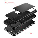 Coque Samsung Galaxy S21 FE Porte-Carte à Glissière Coque Samsung Galaxy S21 FE Porte-Carte à Glissière