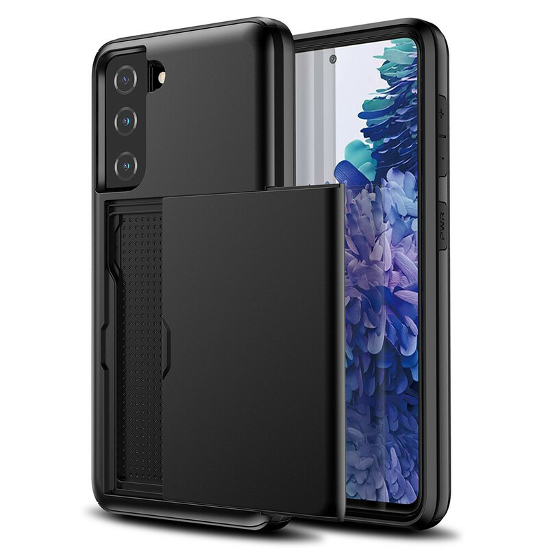 Coque Samsung Galaxy S21 FE Porte-Carte à Glissière Coque Samsung Galaxy S21 FE Porte-Carte à Glissière