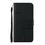 Housse Samsung Galaxy S21 FE Effet Cuir Géo à Lanière Housse Samsung Galaxy S21 FE Effet Cuir Géo à Lanière