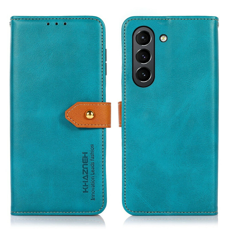 Housse Samsung Galaxy S21 FE Simili Cuir avec Sangle KHAZNEH Housse Samsung Galaxy S21 FE Simili Cuir avec Sangle KHAZNEH