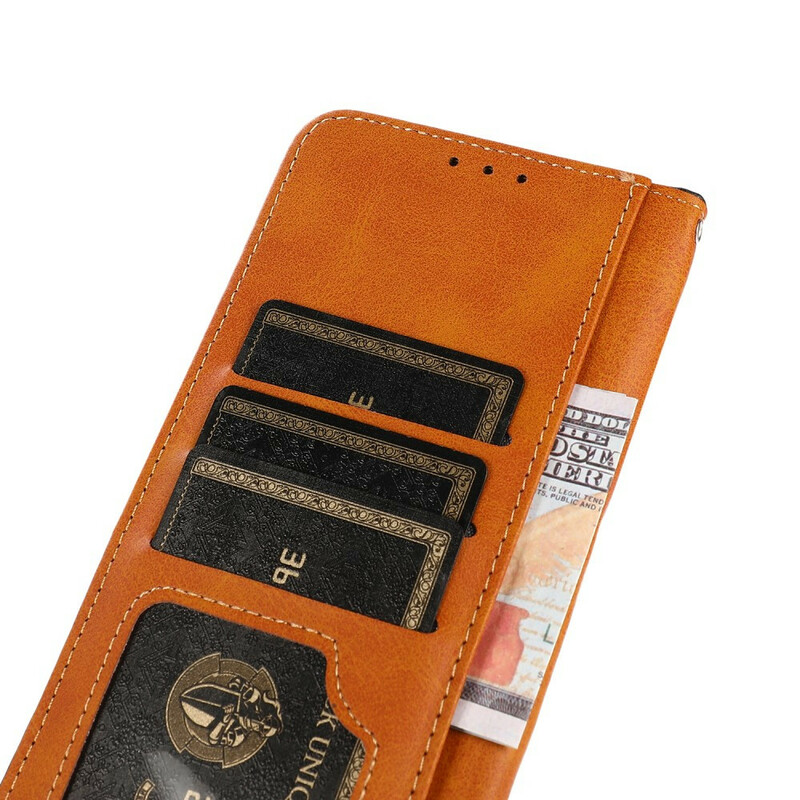 Housse Samsung Galaxy S21 FE Simili Cuir avec Sangle KHAZNEH Housse Samsung Galaxy S21 FE Simili Cuir avec Sangle KHAZNEH
