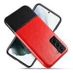 Coque Samsung Galaxy S21 FE Effet Cuir Bicolore KSQ Coque Samsung Galaxy S21 FE Effet Cuir Bicolore KSQ