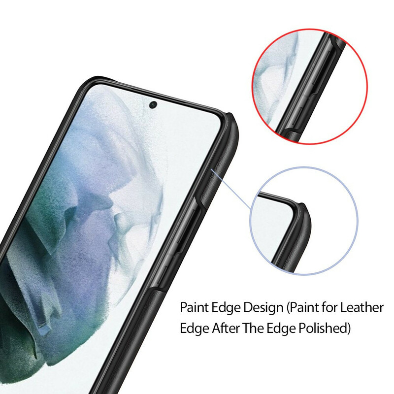 Coque Samsung Galaxy S21 FE Effet Cuir Bicolore KSQ Coque Samsung Galaxy S21 FE Effet Cuir Bicolore KSQ