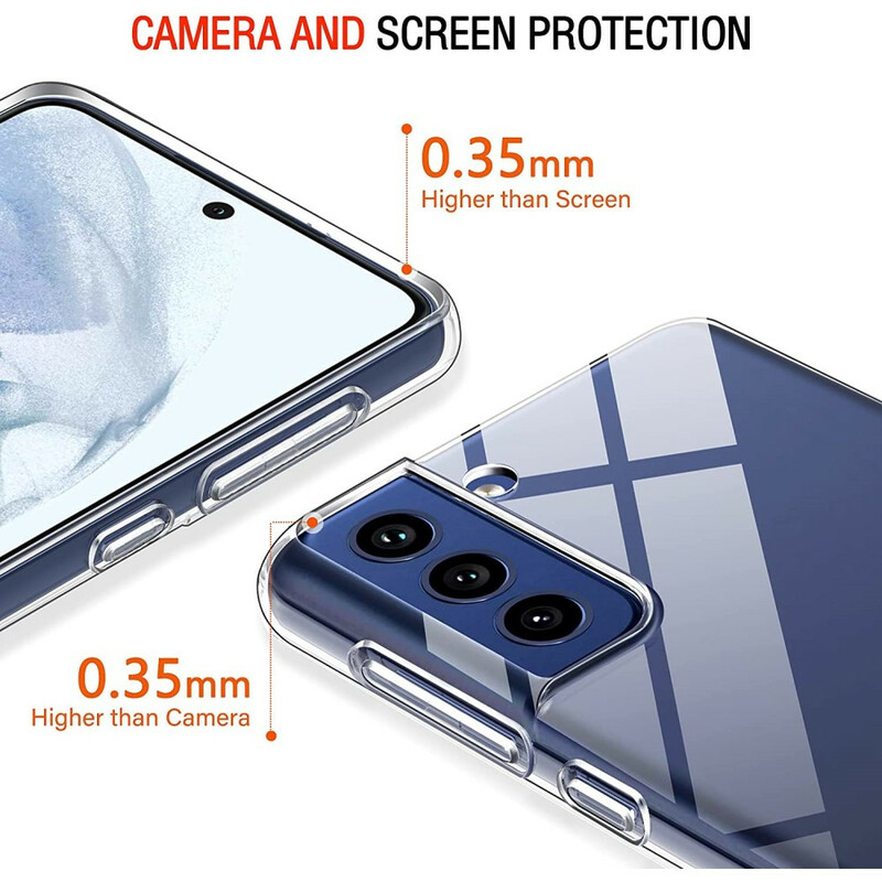 Coque Samsung Galaxy S21 FE Coque et Verre Trempé Écran Coque Samsung Galaxy S21 FE Coque et Verre Trempé Écran