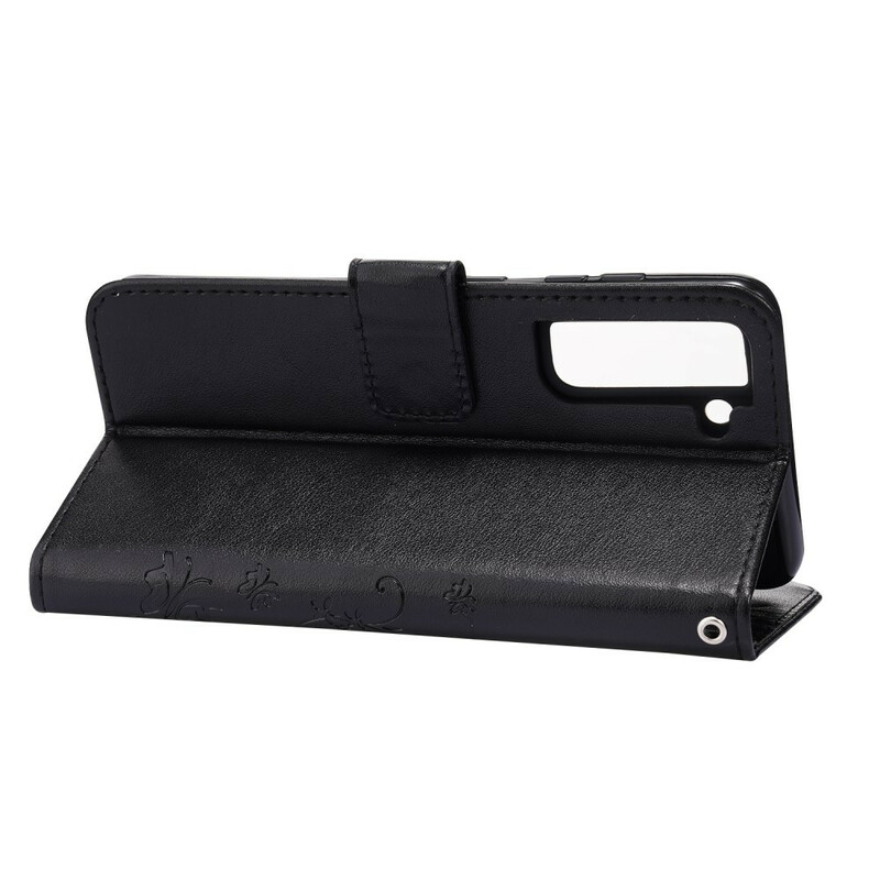 Housse Samsug Galaxy S21 FE Papillons au Vent Housse Samsug Galaxy S21 FE Papillons au Vent