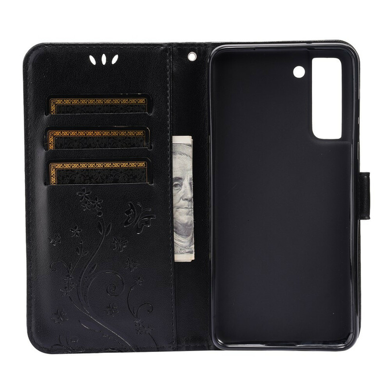 Housse Samsug Galaxy S21 FE Papillons au Vent Housse Samsug Galaxy S21 FE Papillons au Vent