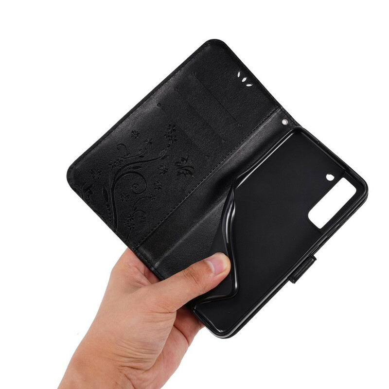 Housse Samsug Galaxy S21 FE Papillons au Vent Housse Samsug Galaxy S21 FE Papillons au Vent