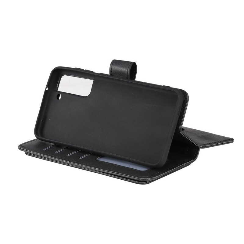 Housse Samsung Galaxy S21 FE Simili Cuir 10 Porte-Cartes Housse Samsung Galaxy S21 FE Simili Cuir 10 Porte-Cartes