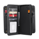 Housse Samsung Galaxy S21 FE Simili Cuir 10 Porte-Cartes