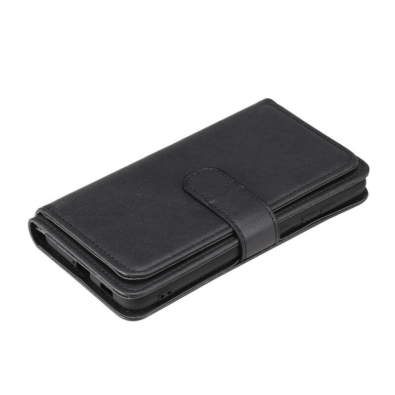 Housse Samsung Galaxy S21 FE Simili Cuir 10 Porte-Cartes Housse Samsung Galaxy S21 FE Simili Cuir 10 Porte-Cartes