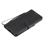 Housse Samsung Galaxy S21 FE Effet Cuir à Lanière