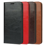 Flip Cover Samsung Galaxy S21 FE Cuir Véritable