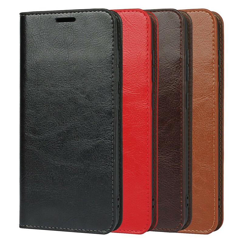 Flip Cover Samsung Galaxy S21 FE Cuir Véritable Flip Cover Samsung Galaxy S21 FE Cuir Véritable
