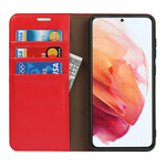 Flip Cover Samsung Galaxy S21 FE Cuir Véritable Flip Cover Samsung Galaxy S21 FE Cuir Véritable