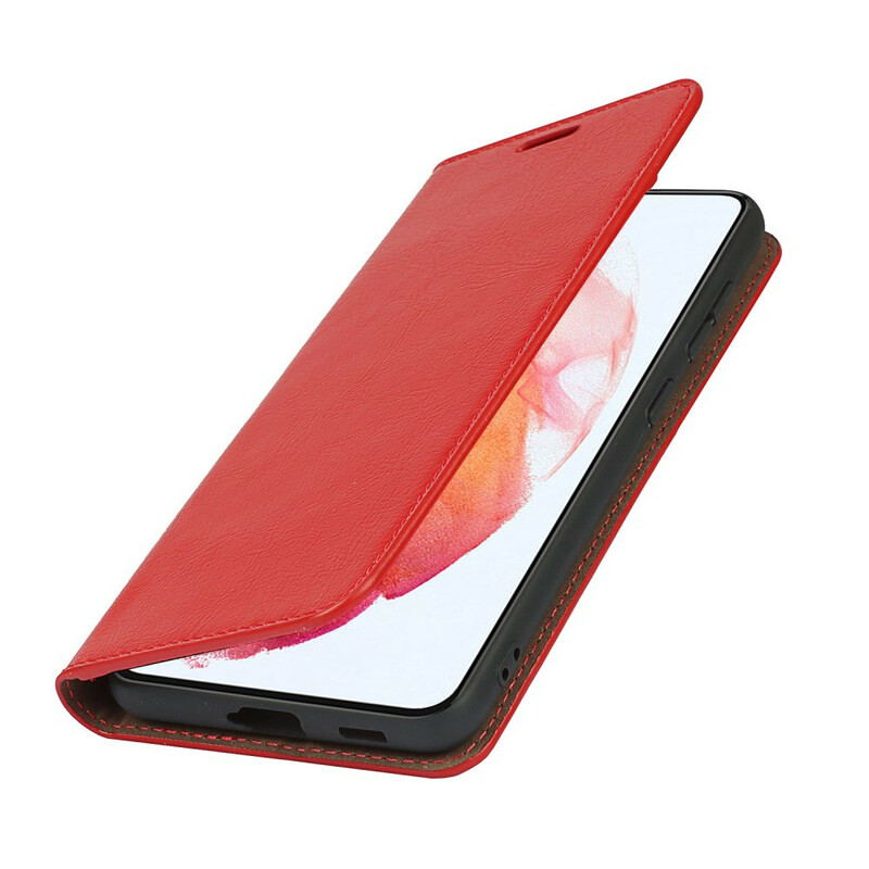 Flip Cover Samsung Galaxy S21 FE Cuir Véritable Flip Cover Samsung Galaxy S21 FE Cuir Véritable