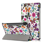 Smart Case Samsung Galaxy Tab S7 FE Renforcée Papillons et Fleurs