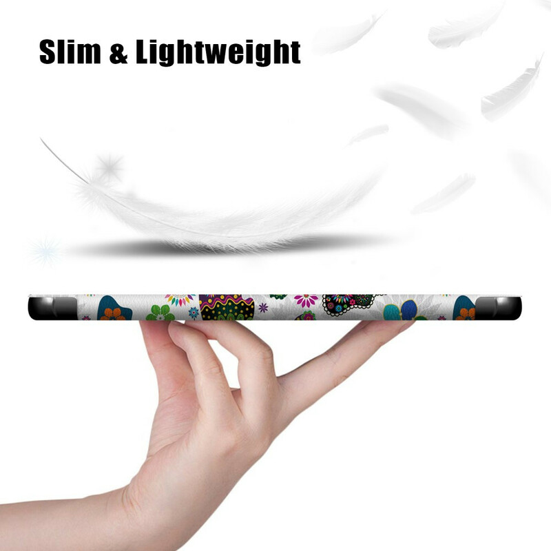 Smart Case Samsung Galaxy Tab S7 FE Renforcée Papillons et Fleurs