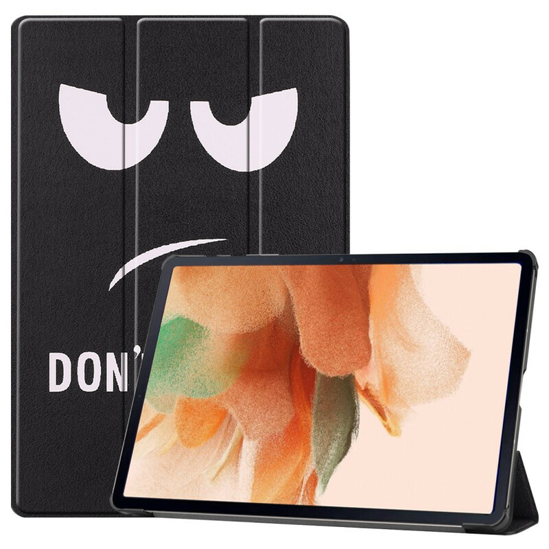 Smart Case Samsung Galaxy Tab S7 FE Porte-Stylet Don't Touch Me