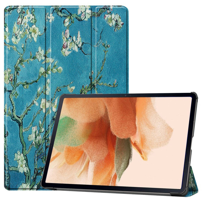 Smart Case Samsung Galaxy Tab S7 FE Porte-Stylet Branches Smart Case Samsung Galaxy Tab S7 FE Porte-Stylet Branches
