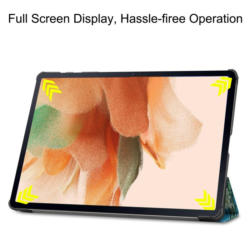 Smart Case Samsung Galaxy Tab S7 FE Porte-Stylet Branches Smart Case Samsung Galaxy Tab S7 FE Porte-Stylet Branches