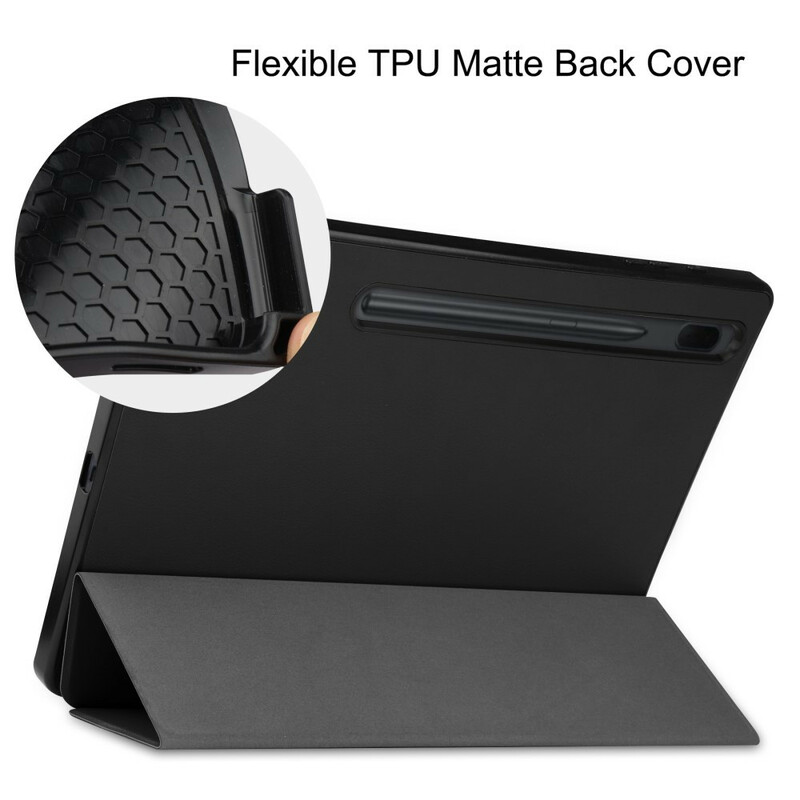 Smart Case Samsung Galaxy Tab S7 FE Tri Fold Porte-Stylet Smart Case Samsung Galaxy Tab S7 FE Tri Fold Porte-Stylet