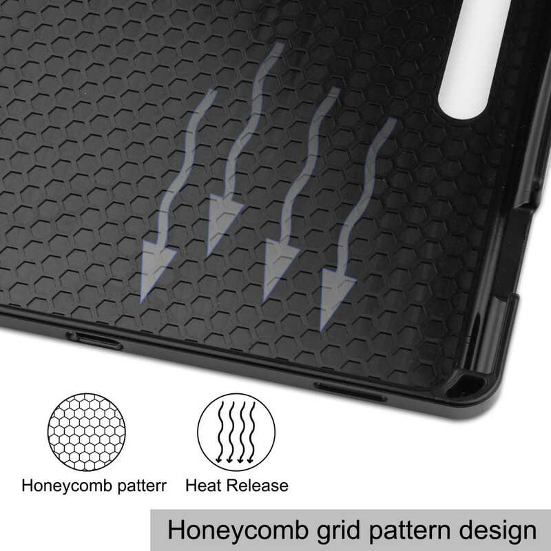 Smart Case Samsung Galaxy Tab S7 FE Tri Fold Porte-Stylet Smart Case Samsung Galaxy Tab S7 FE Tri Fold Porte-Stylet