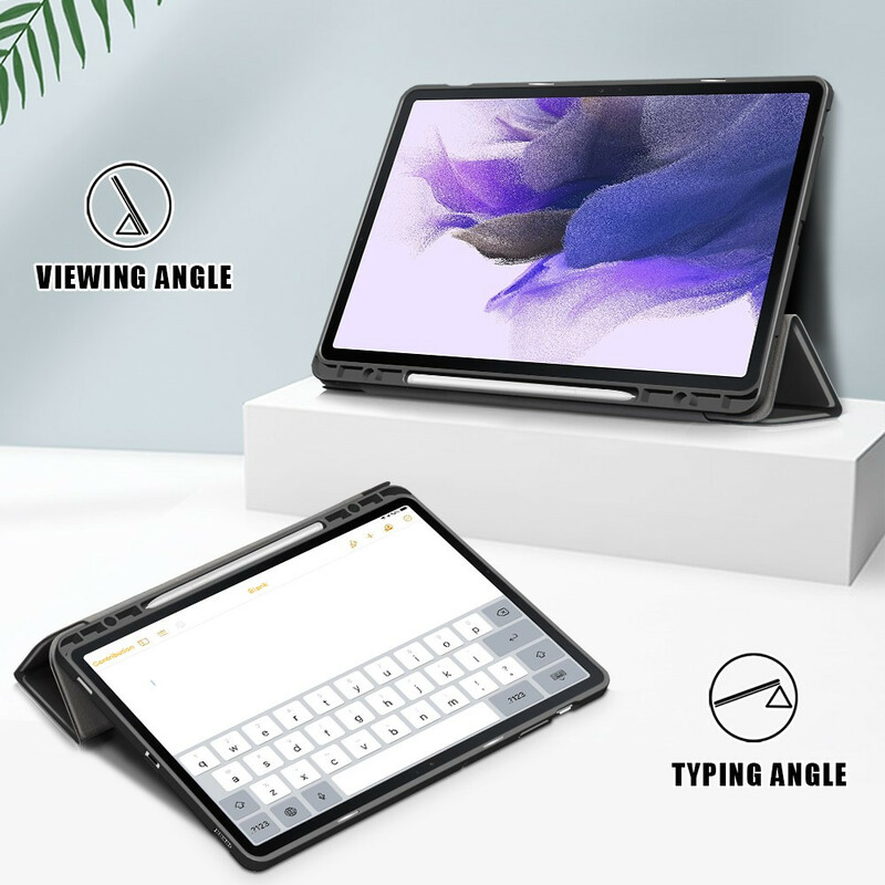 Smart Case Samsung Galaxy Tab S7 FE Tri-Fold Porte-Stylet Renforcée Smart Case Samsung Galaxy Tab S7 FE Tri-Fold Porte-Stylet Renforcée