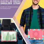 Coque Samsung Galaxy Tab S7 Plus / S7 FE Support et Bandoulière Color