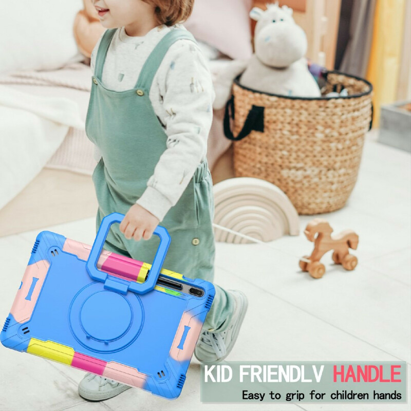 Coque Samsung Galaxy Tab S7 Plus / S7 FE Support et Bandoulière Color Coque Samsung Galaxy Tab S7 Plus / S7 FE Support et Bandoulière Color