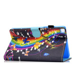Housse Samsung Galaxy Tab A7 Lite Papillons Arc-en-Ciel Housse Samsung Galaxy Tab A7 Lite Papillons Arc-en-Ciel