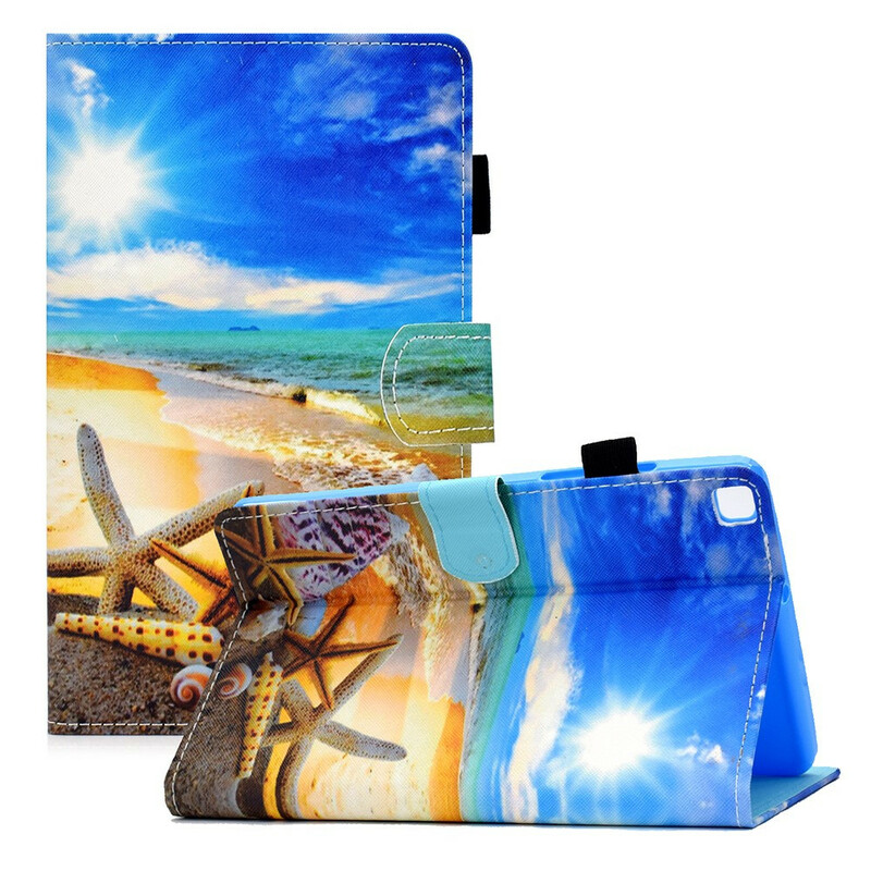 Housse Samsung Galaxy Tab A7 Lite Plage Fun Housse Samsung Galaxy Tab A7 Lite Plage Fun