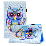 Housse Samsung Galaxy Tab A7 Lite Hibou Tribal Housse Samsung Galaxy Tab A7 Lite Hibou Tribal