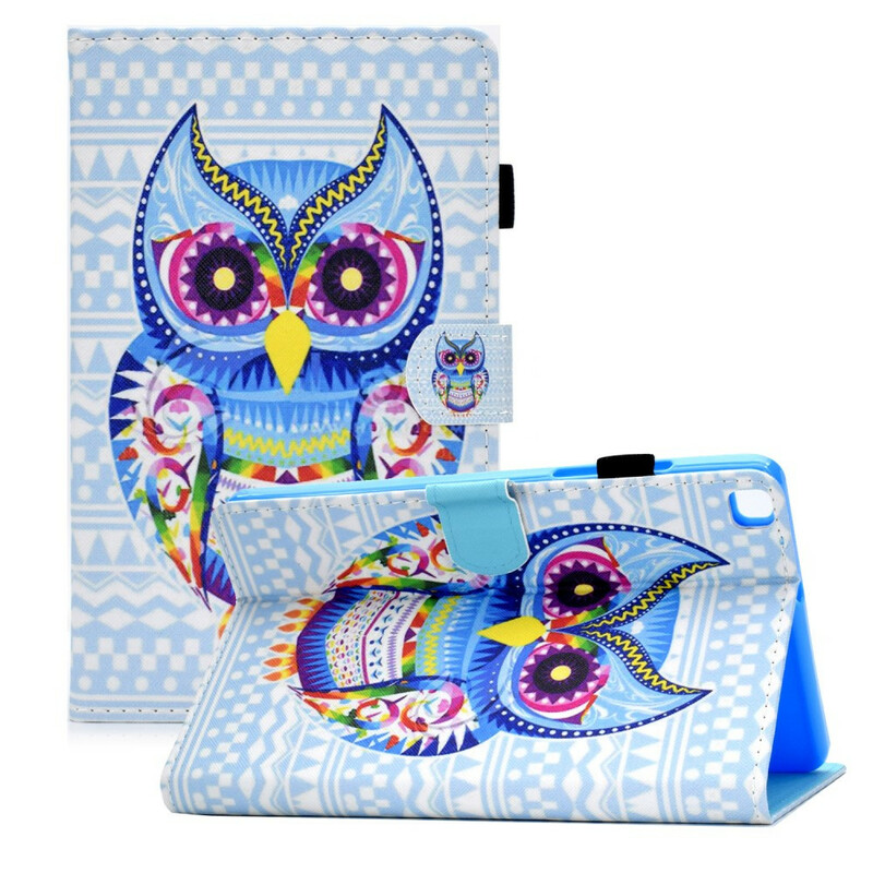 Housse Samsung Galaxy Tab A7 Lite Hibou Tribal Housse Samsung Galaxy Tab A7 Lite Hibou Tribal
