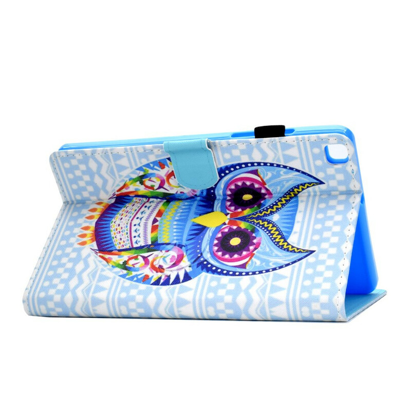 Housse Samsung Galaxy Tab A7 Lite Hibou Tribal Housse Samsung Galaxy Tab A7 Lite Hibou Tribal