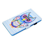 Housse Samsung Galaxy Tab A7 Lite Hibou Tribal Housse Samsung Galaxy Tab A7 Lite Hibou Tribal