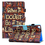 Housse Samsung Galaxy Tab A7 Lite Bibliothèque Housse Samsung Galaxy Tab A7 Lite Bibliothèque