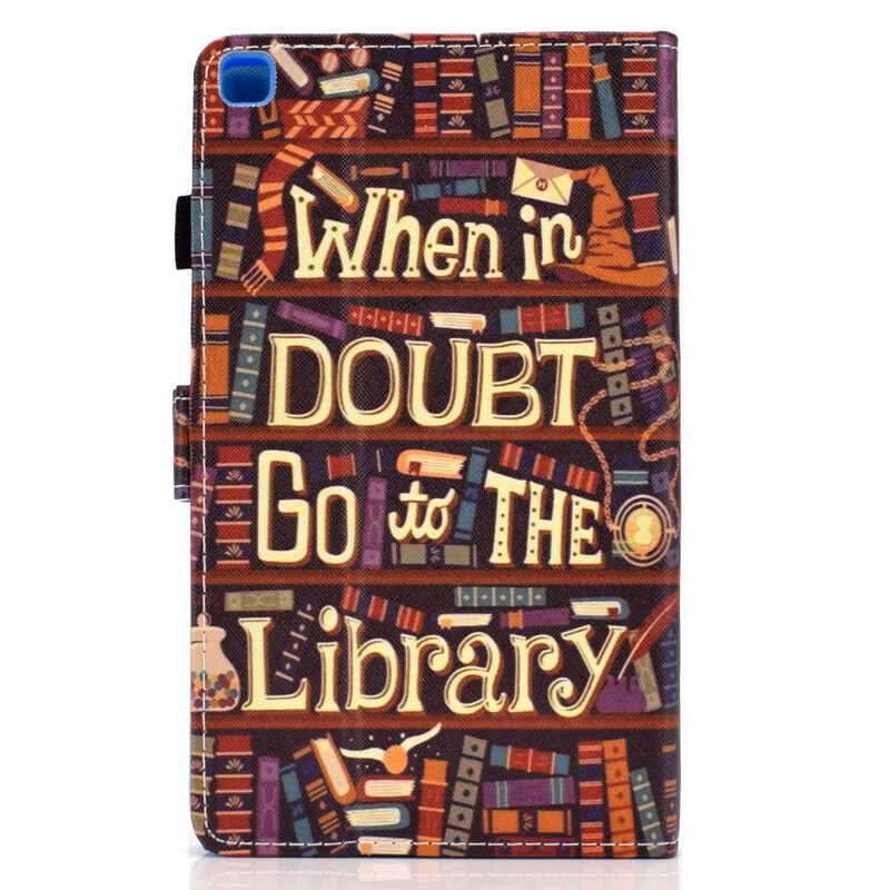 Housse Samsung Galaxy Tab A7 Lite Bibliothèque Housse Samsung Galaxy Tab A7 Lite Bibliothèque